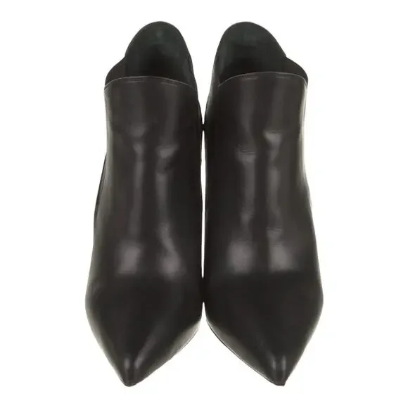 Saint Laurent Calfskin Classic Paris Ela 110 Ankle Boots - Black - 38.5 - Picture 16 of 16